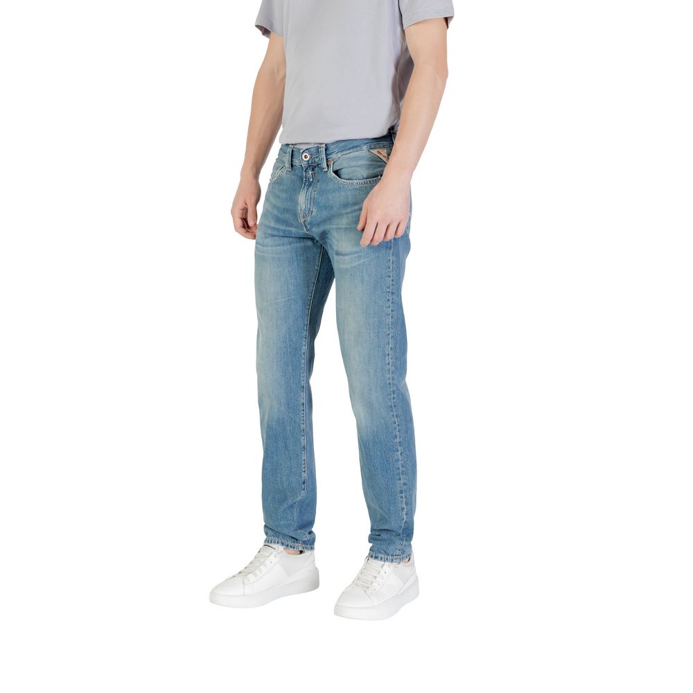 Replay Blue Cotton Skinny Jeans | Regal Royce