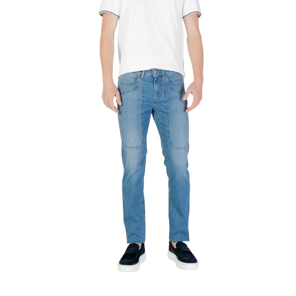 Jeckerson Light Blue Cotton Skinny Jeans | Regal Royce