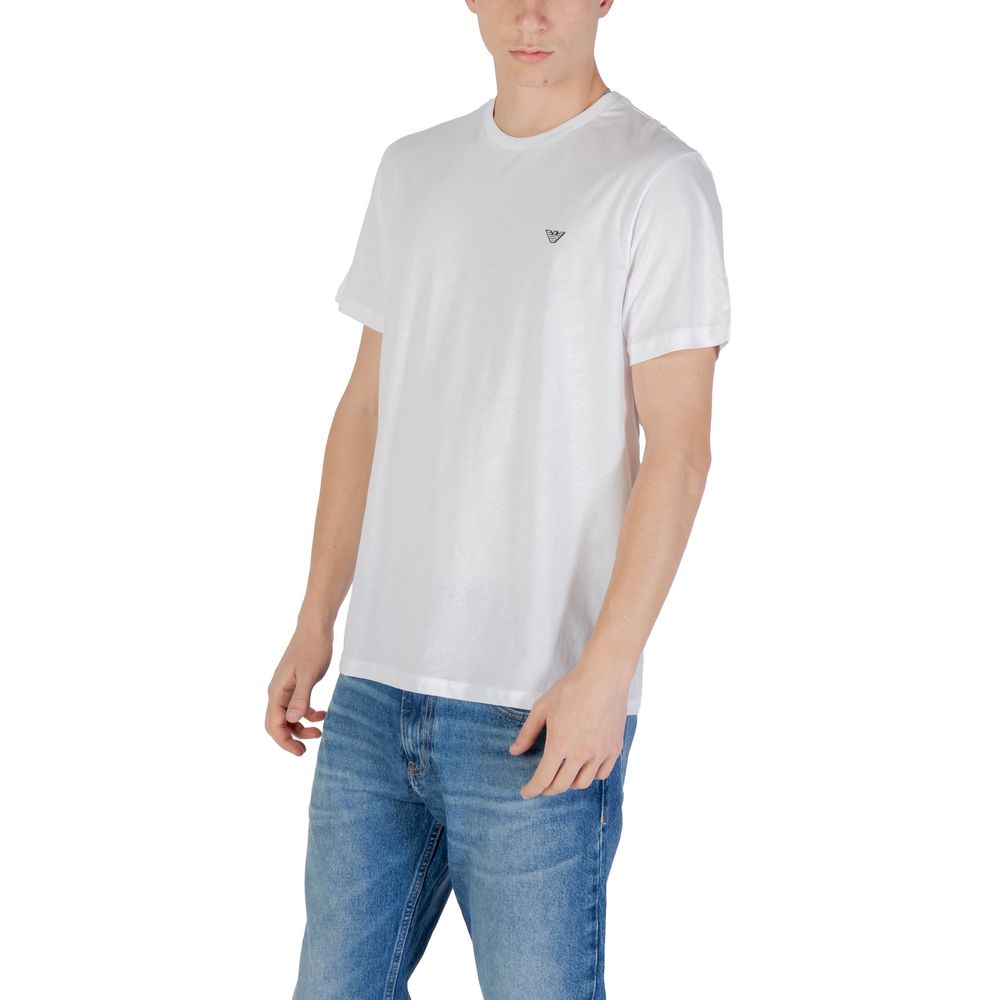 Emporio Armani Underwear White Cotton T-Shirt | Regal Royce