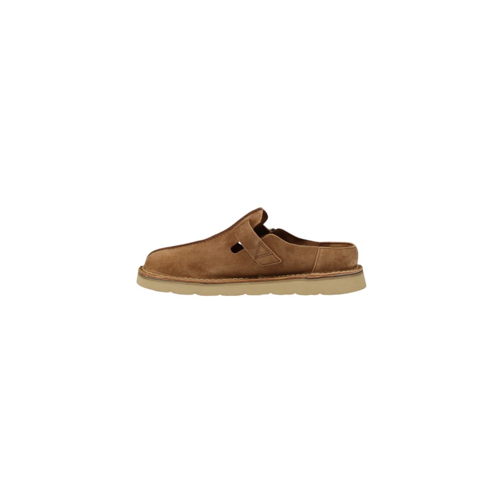 Clarks Beige Suede Leather Clogs | Regal Royce