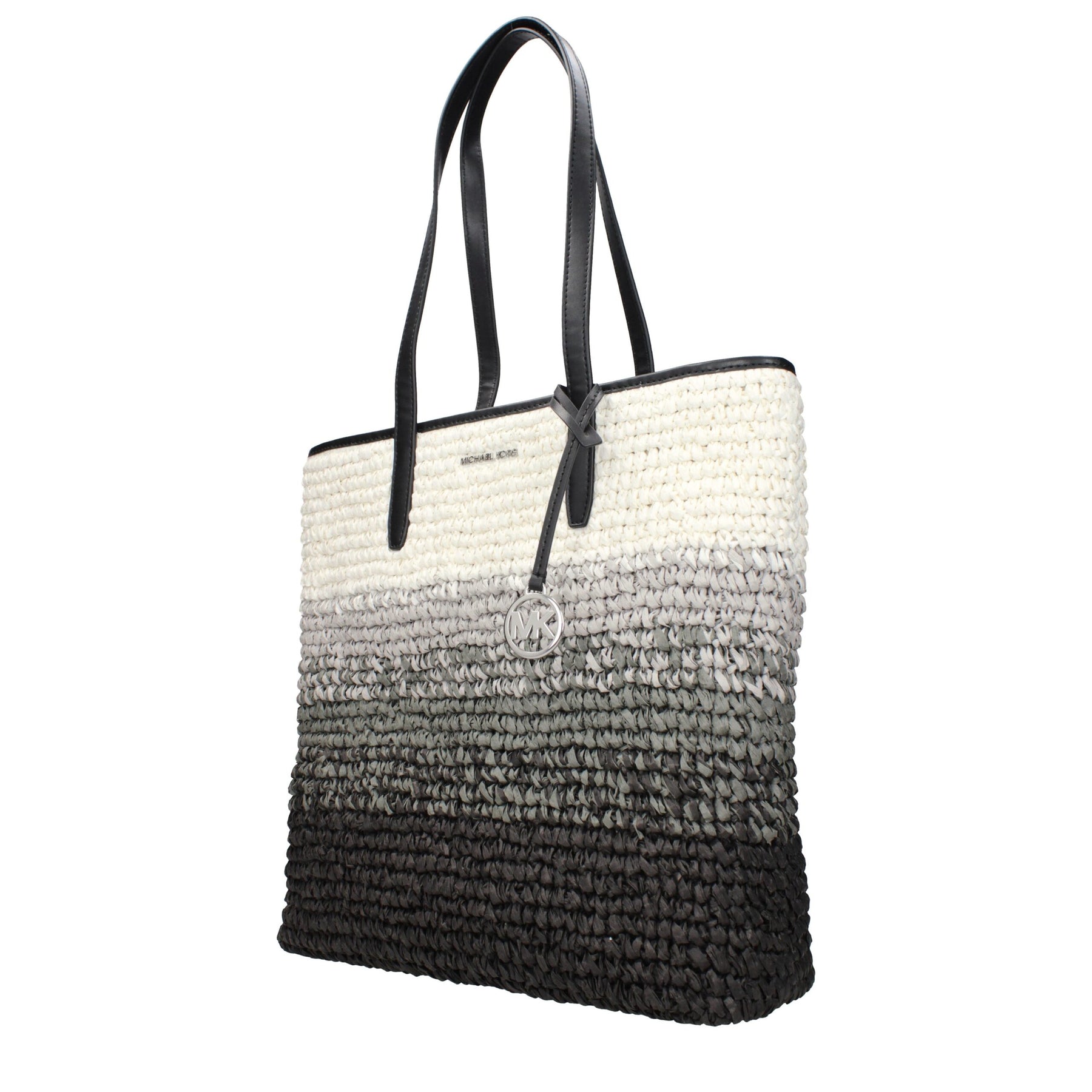 Michael Kors Black Raffia Shoulder Bag | Regal Royce
