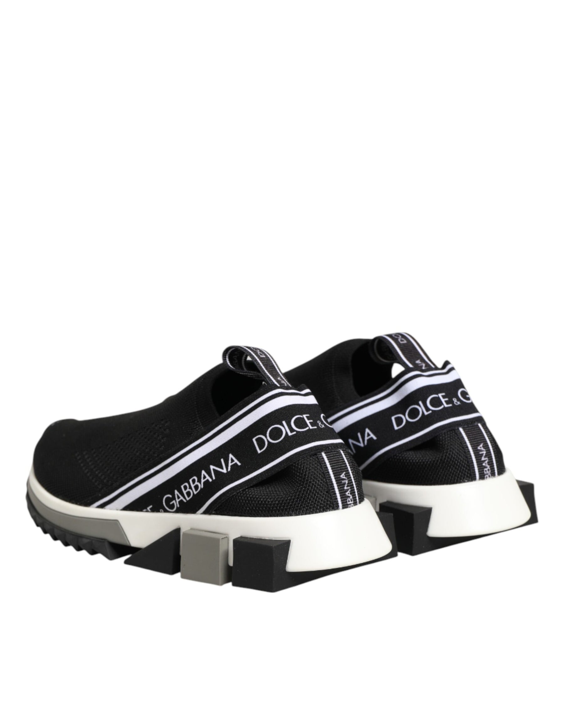 Dolce & Gabbana Black Slip On Sorrento Low Top Sneakers Shoes | Regal Royce