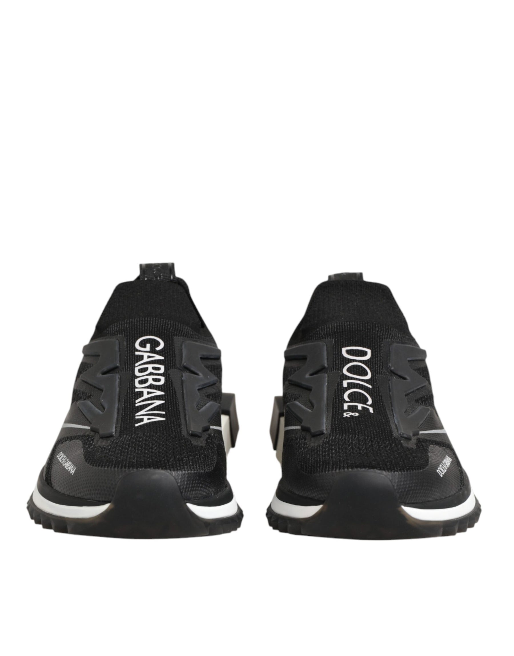 Dolce & Gabbana Black SORRENTO Sport Stretch Sneakers Shoes | Regal Royce