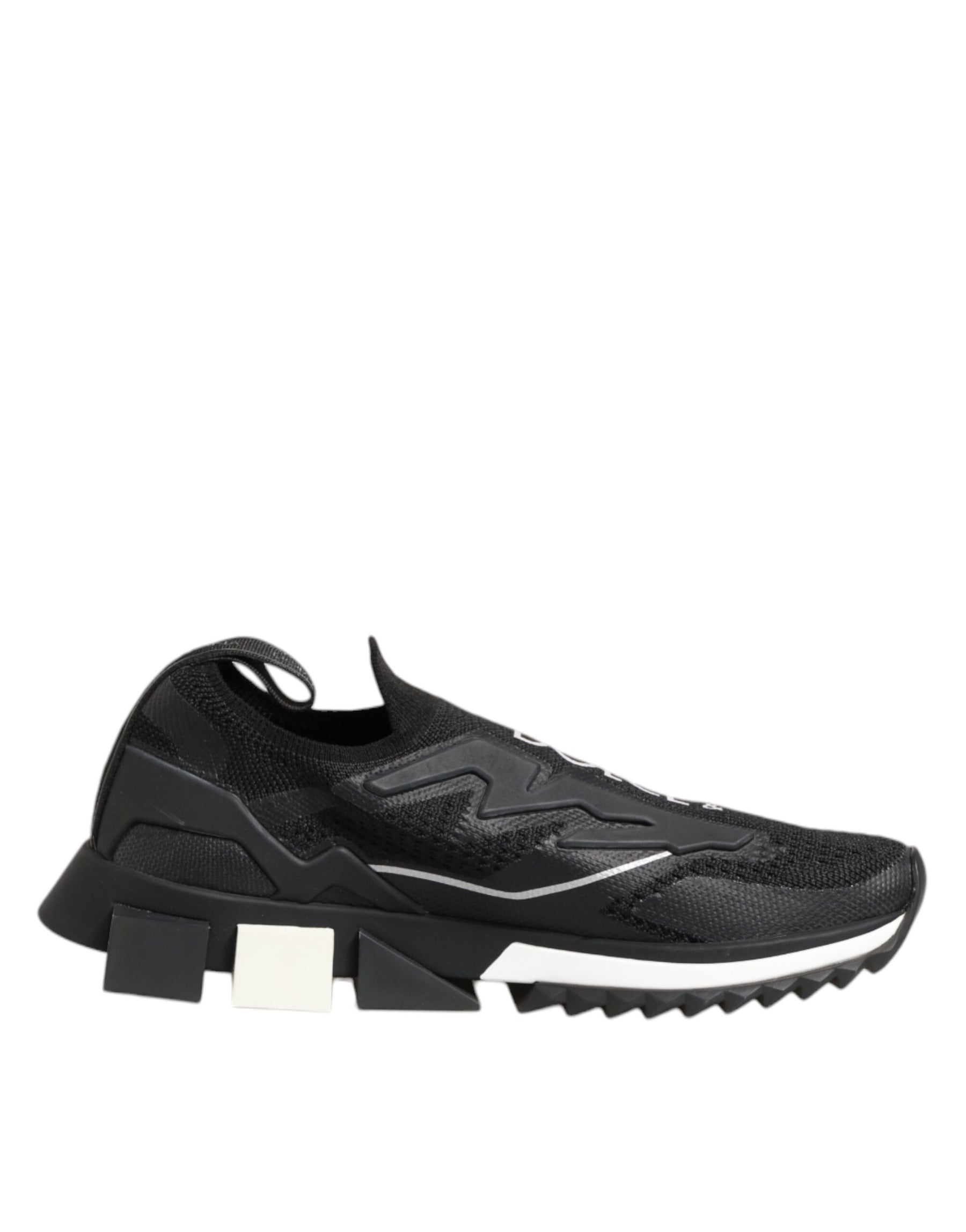 Dolce & Gabbana Black SORRENTO Sport Stretch Sneakers Shoes | Regal Royce