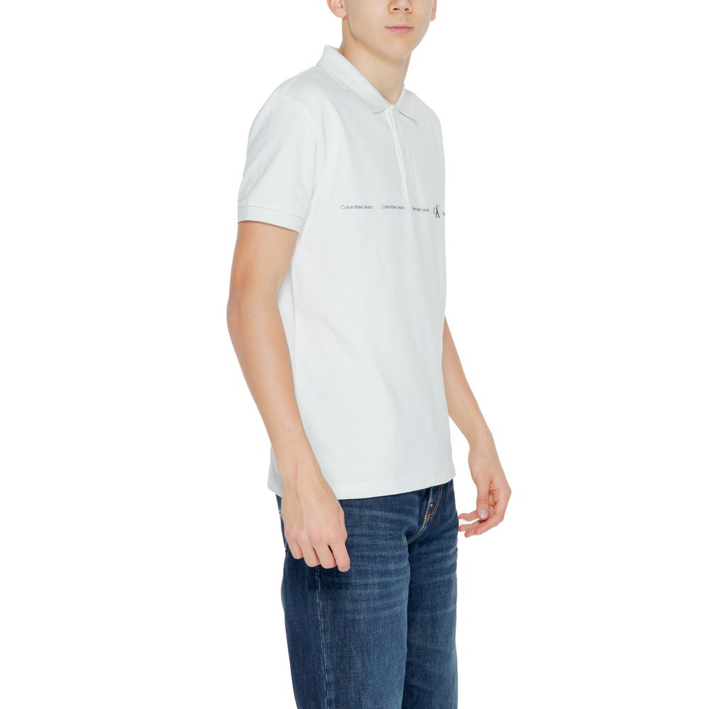 Calvin Klein Jeans Green Cotton Polo Shirt | Regal Royce