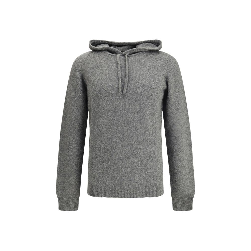 Roberto Collina Gray Cashmere Hoodie | Regal Royce