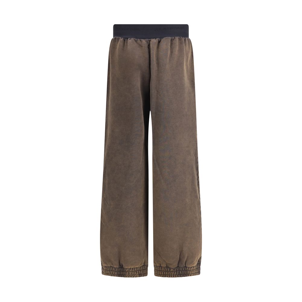 ALAINPAUL Brown Cotton Casual Pants | Regal Royce
