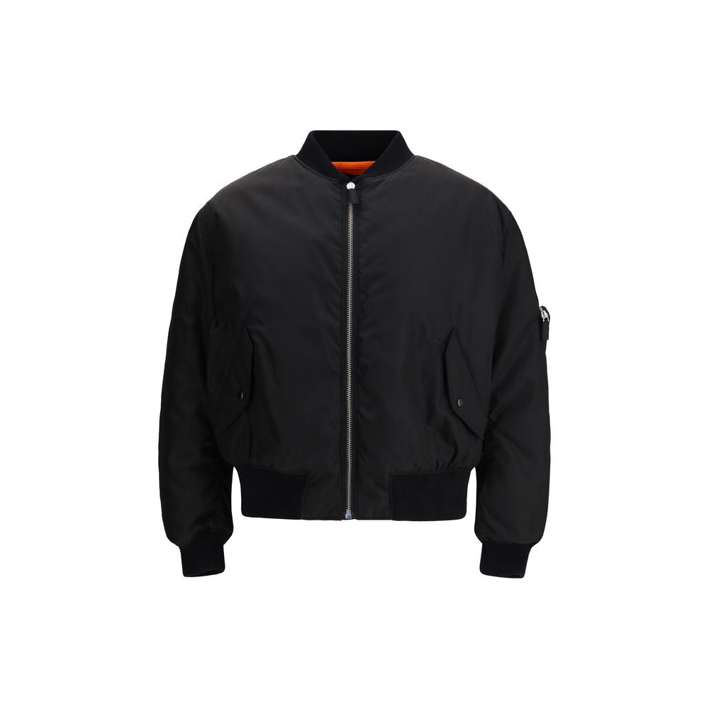 Prada Black Polyamide Bomber