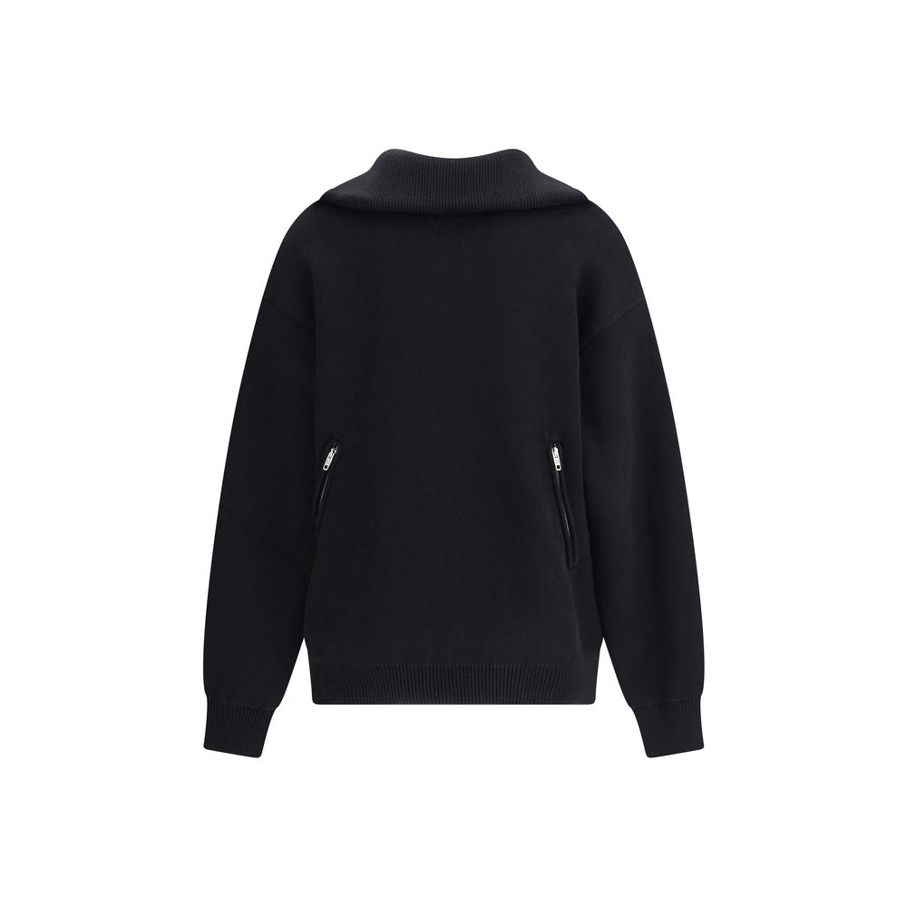 Balenciaga Black Cotton Sweatshirt | Regal Royce