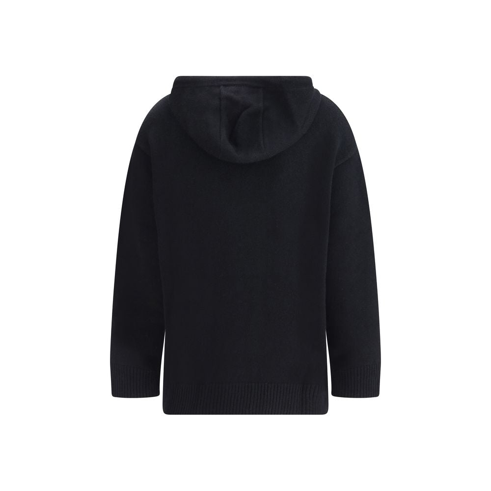 Max Mara Black Wool Hoodie | Regal Royce
