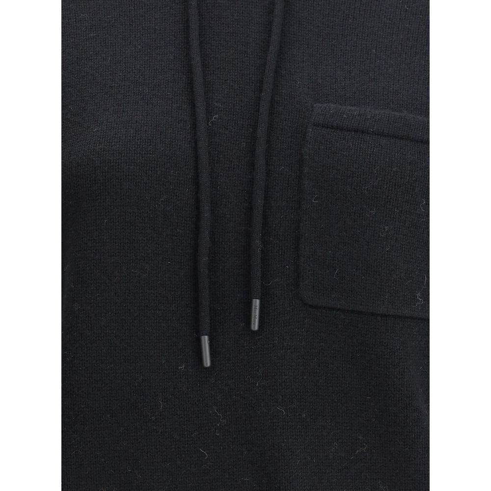 Max Mara Black Wool Hoodie | Regal Royce