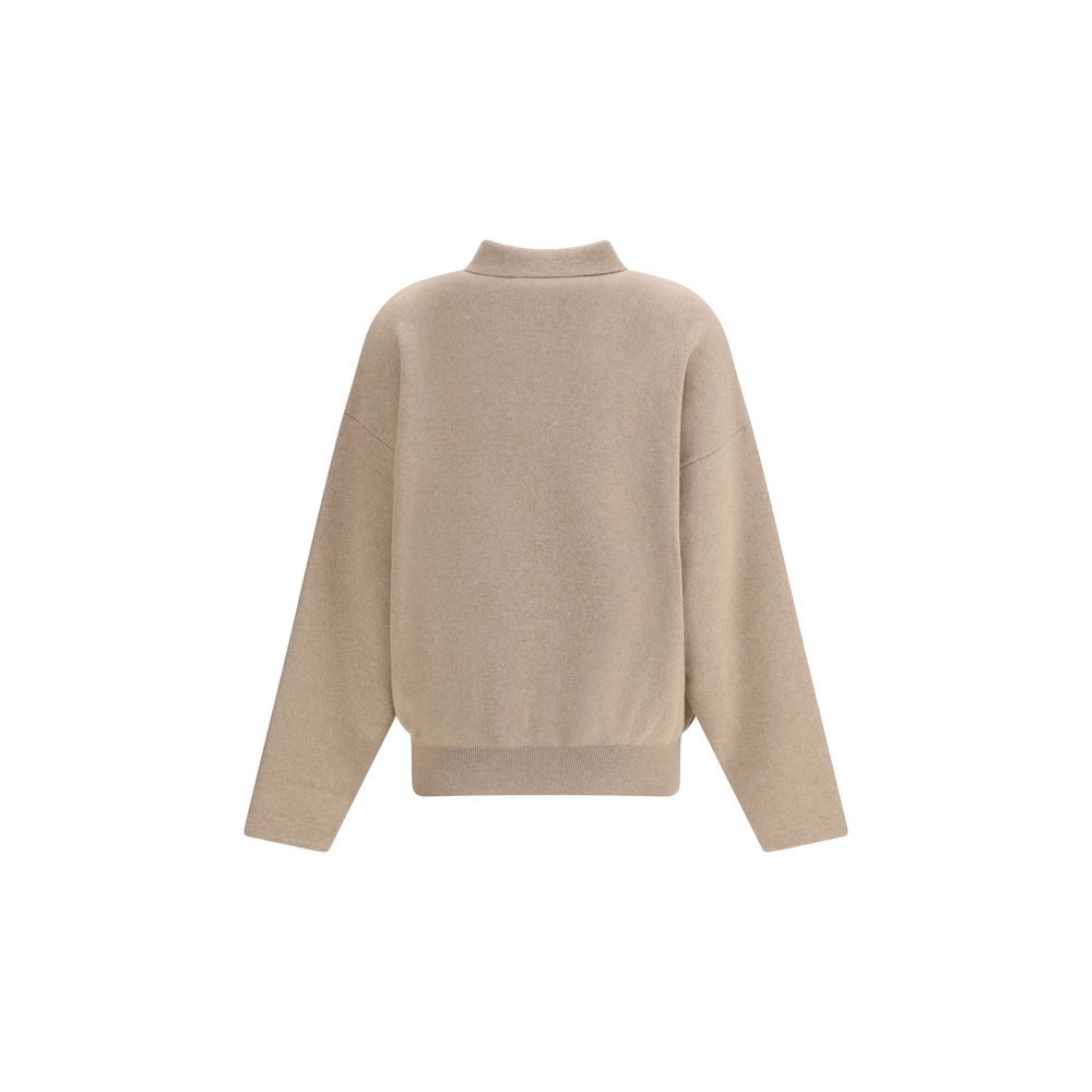 Jacquemus Beige Wool Sweatshirt | Regal Royce