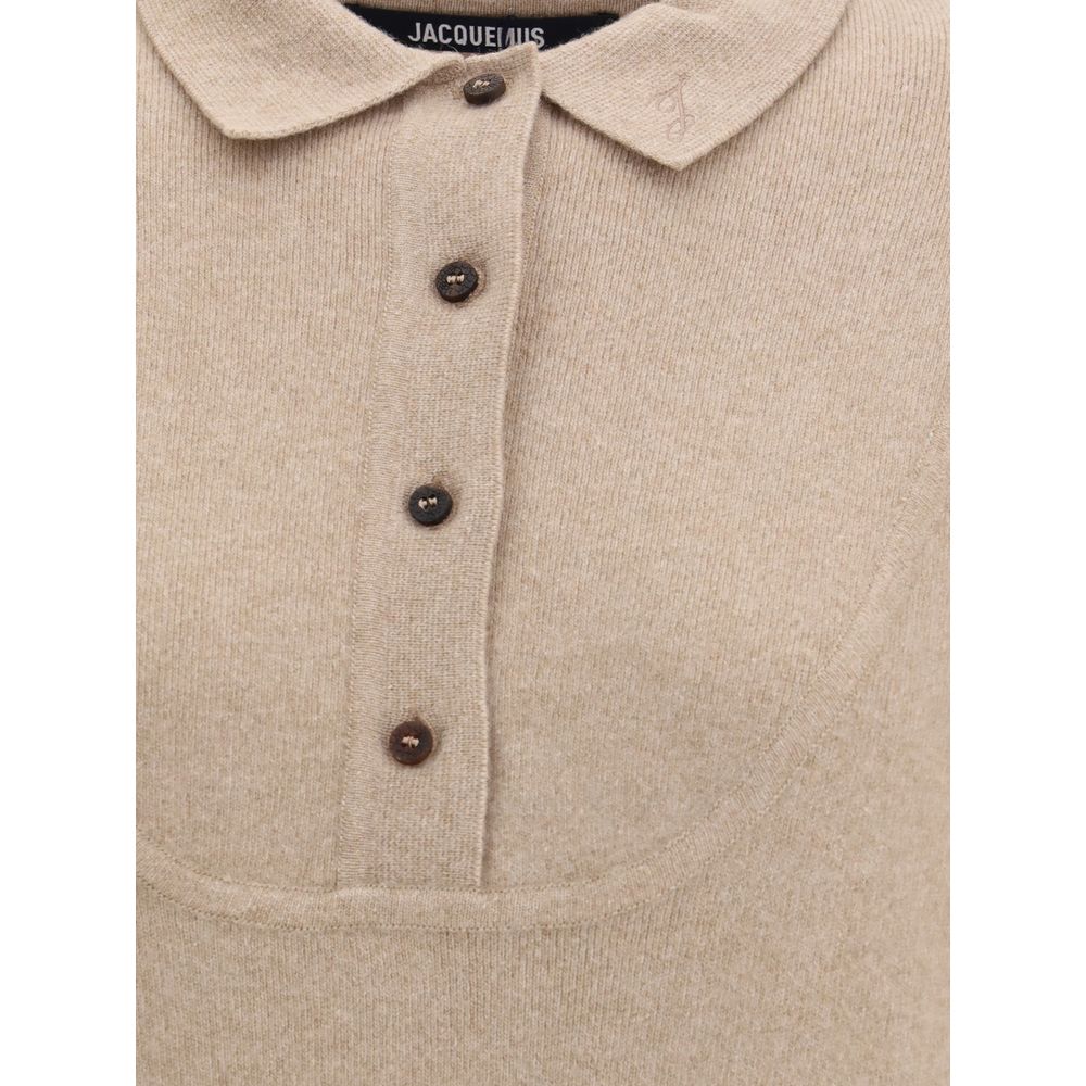 Jacquemus Beige Wool Sweatshirt | Regal Royce