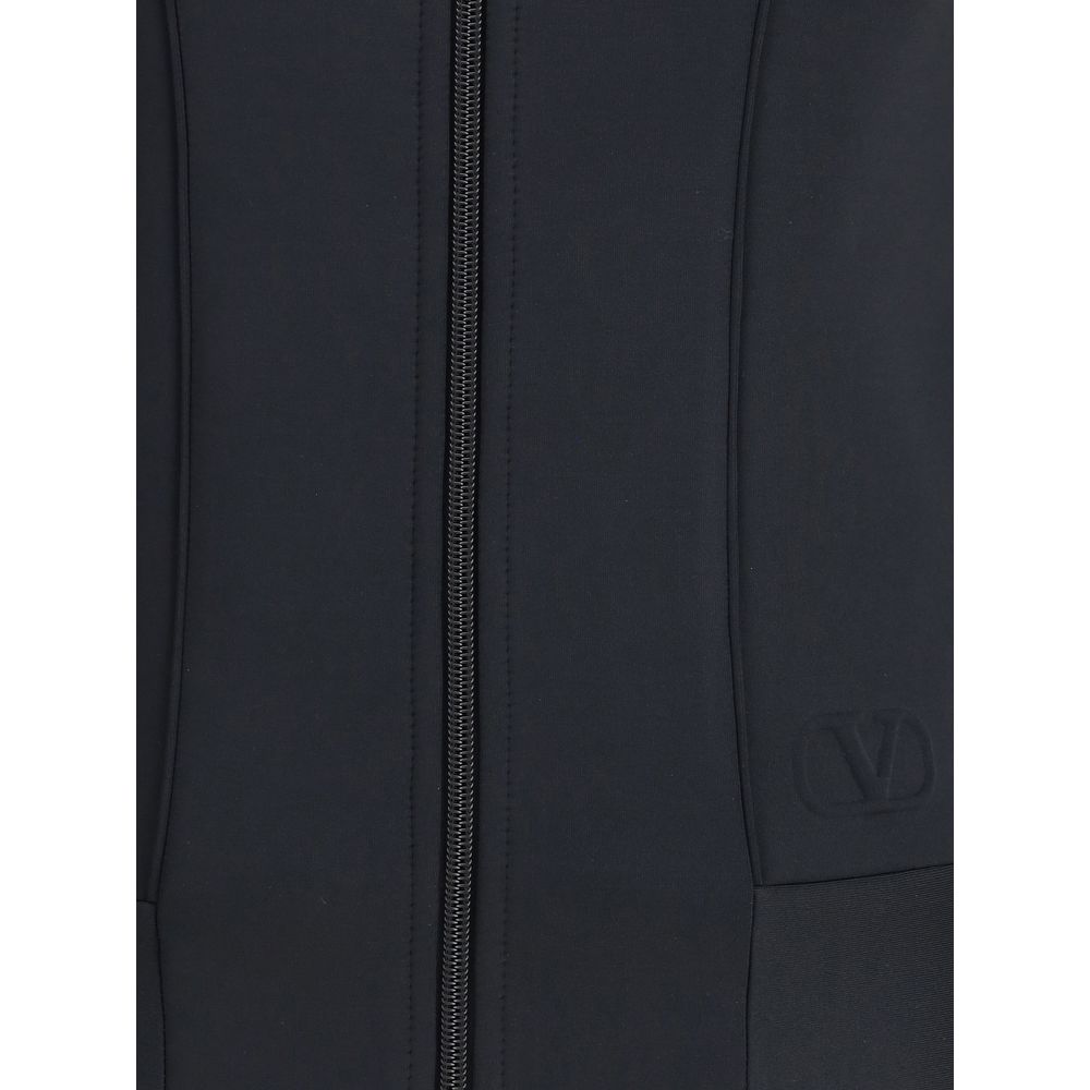 Valentino Black Polyester Sweatshirt | Regal Royce