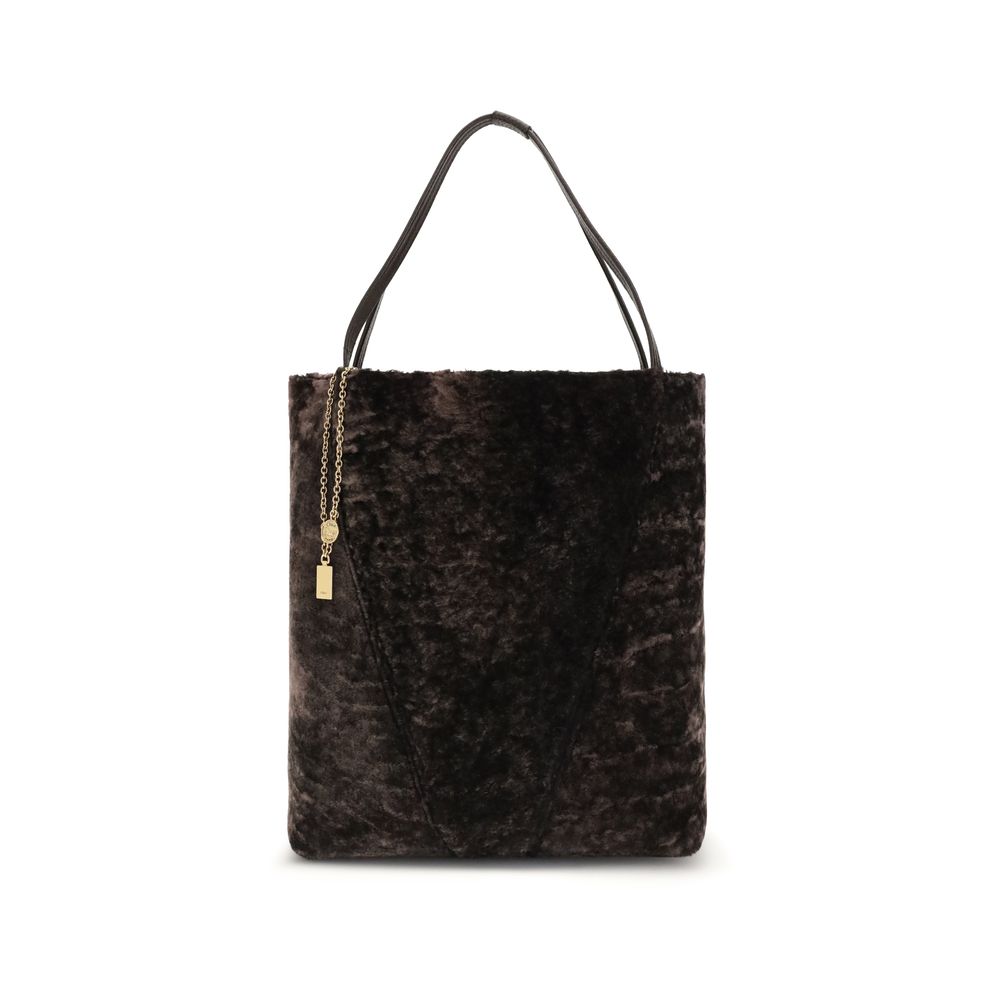 Chloé Brown Fur Shoulder Bag | Regal Royce