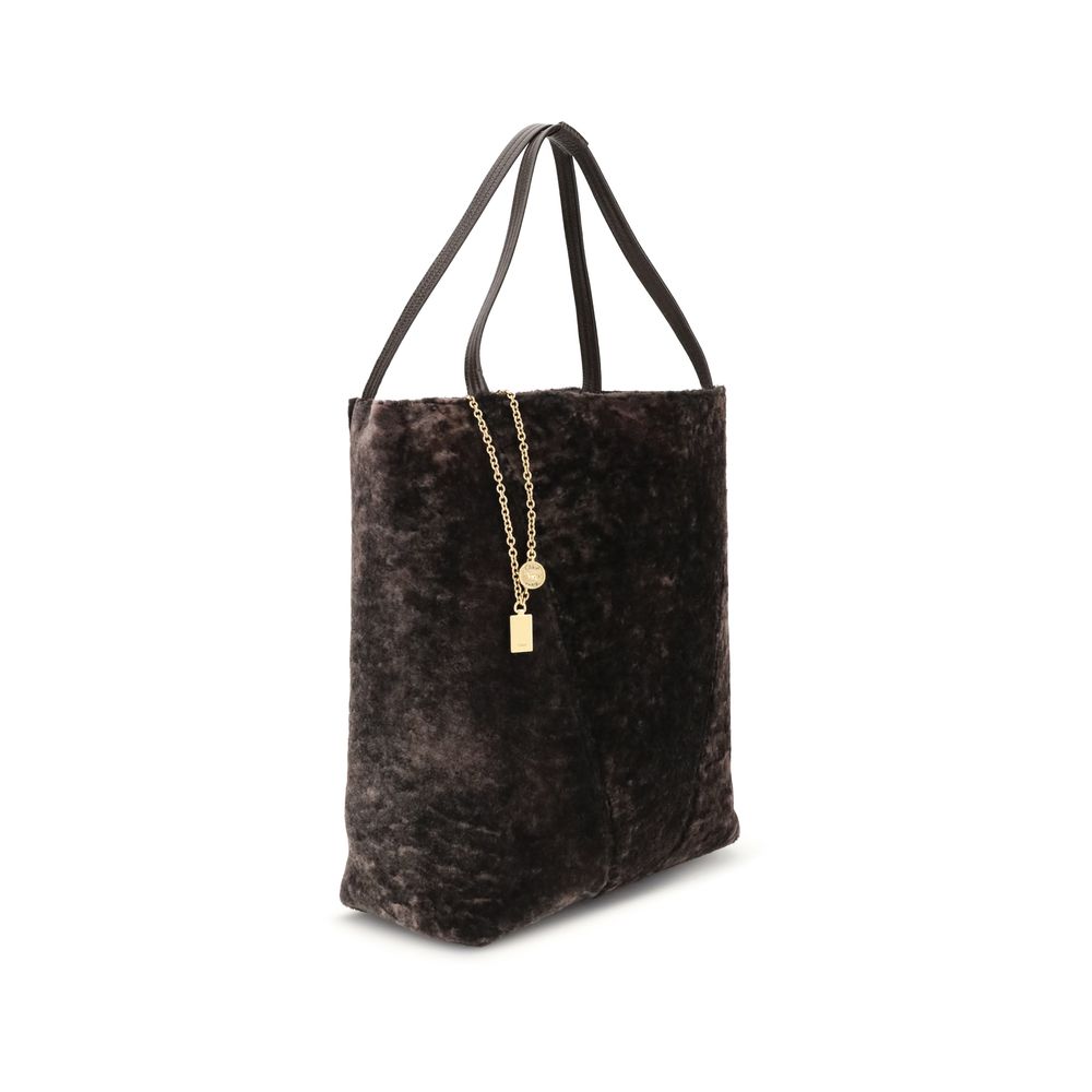 Chloé Brown Fur Shoulder Bag | Regal Royce