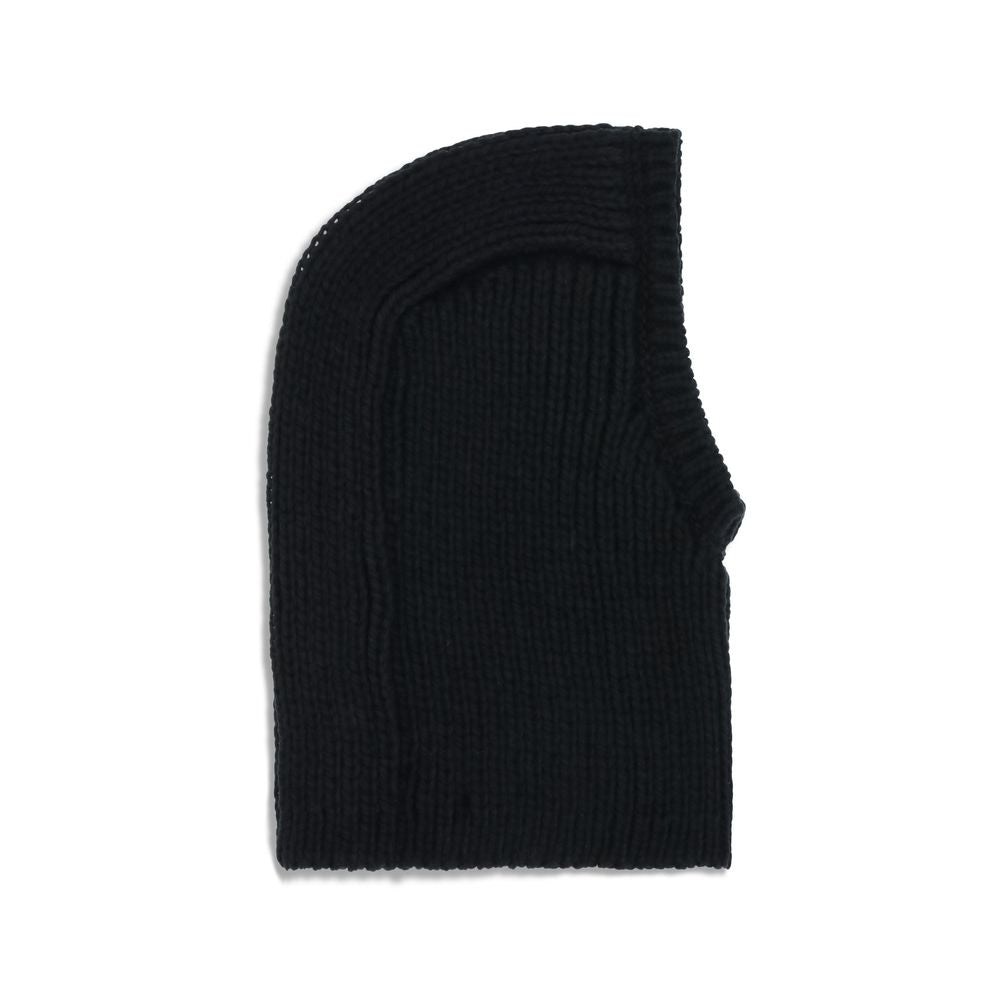 Y-3 Black Wool Beanie | Regal Royce