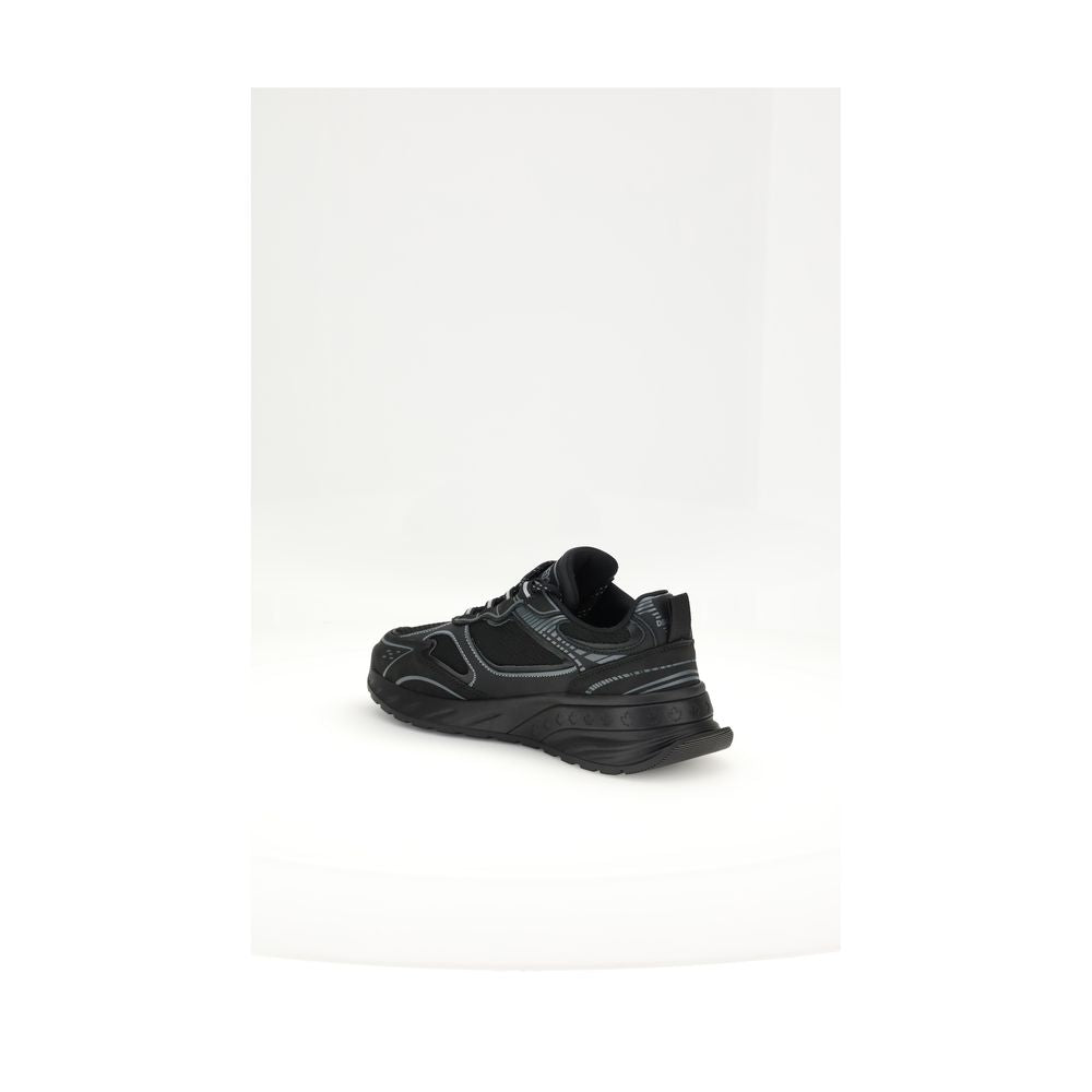 Dsquared² Black Calf Leather Bos Taurus Athletic Sneakers | Regal Royce