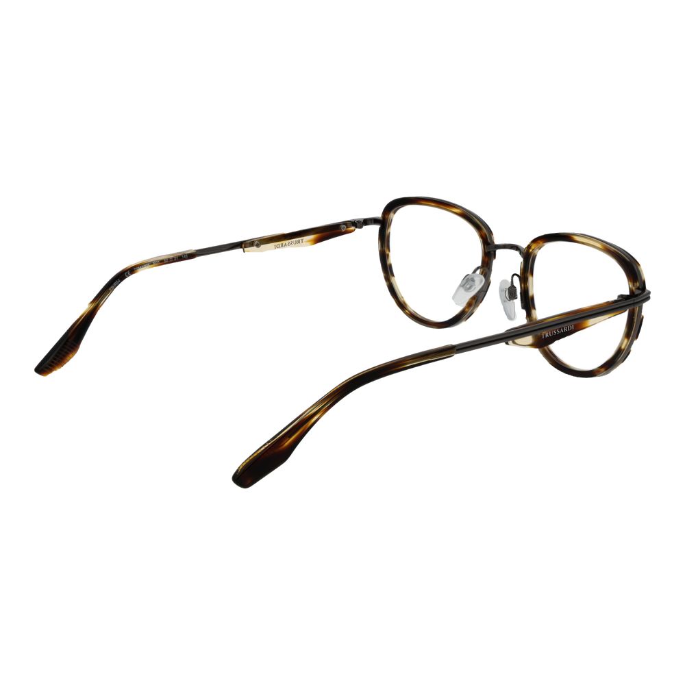Trussardi Brown Metal & Plastic Glasses (Frames) | Regal Royce