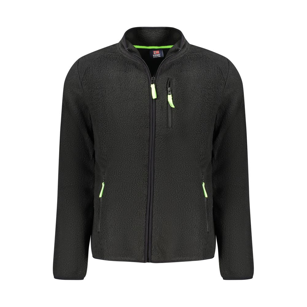 Norway 1963 Black Polyester Men's Sweatshirt | Regal Royce