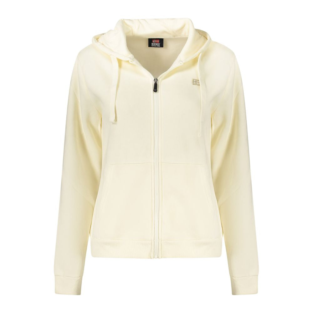 Norway 1963 White Cotton Women's Hoodie Sweatshirt | Regal Royce