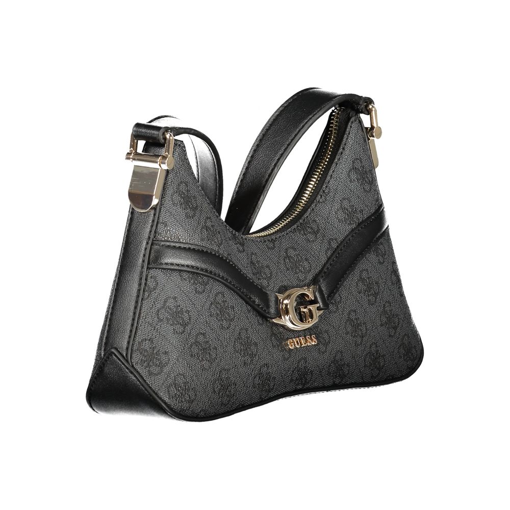 Guess Jeans Nero Poliuretano Women Shoulder Bag | Regal Royce