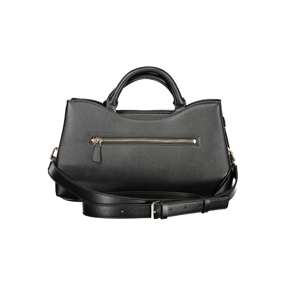 Guess Jeans Black Polyurethane Women's Bag | Regal Royce