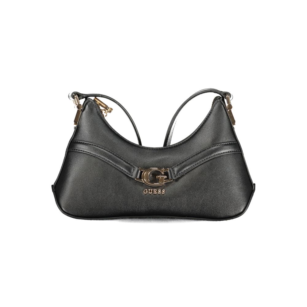 Guess Jeans Nero Poliuretano Women Shoulder Bag | Regal Royce