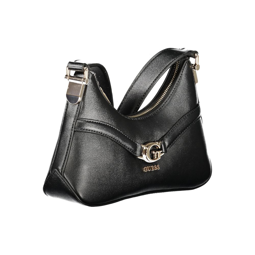 Guess Jeans Nero Poliuretano Women Shoulder Bag | Regal Royce