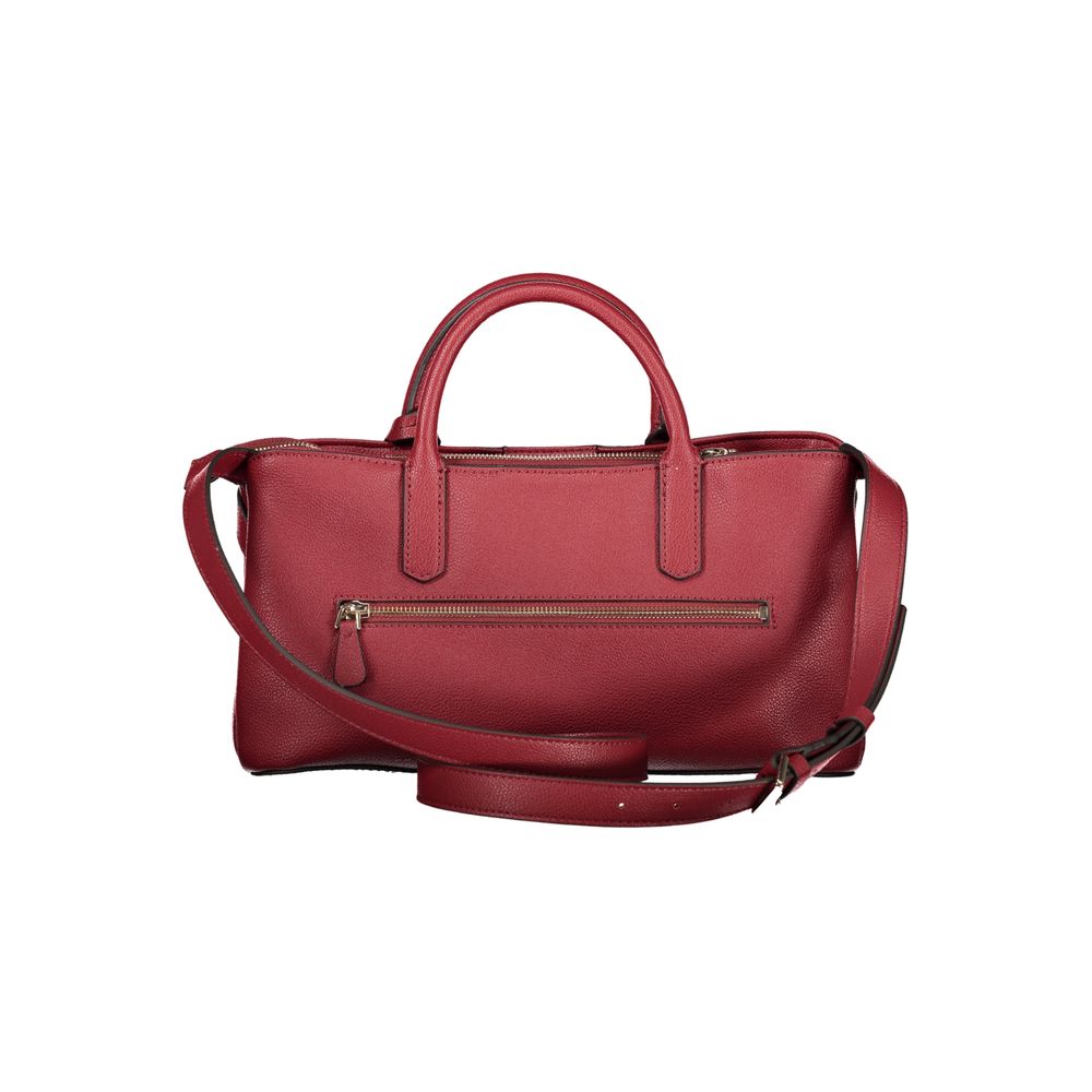 Guess Jeans Rosso Polyurethane Women Handbag | Regal Royce