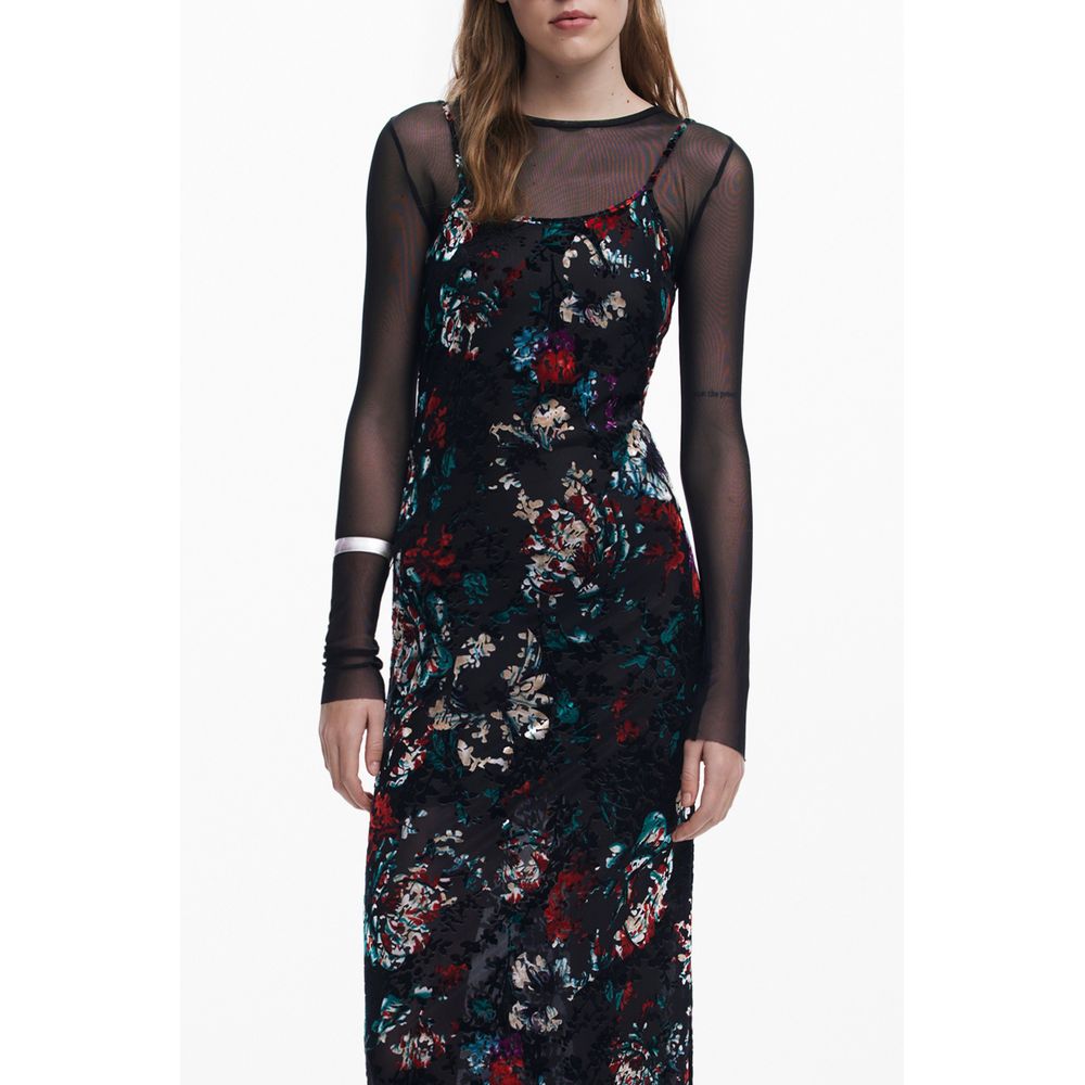 Desigual Black Polyester Women's Dress | Regal Royce