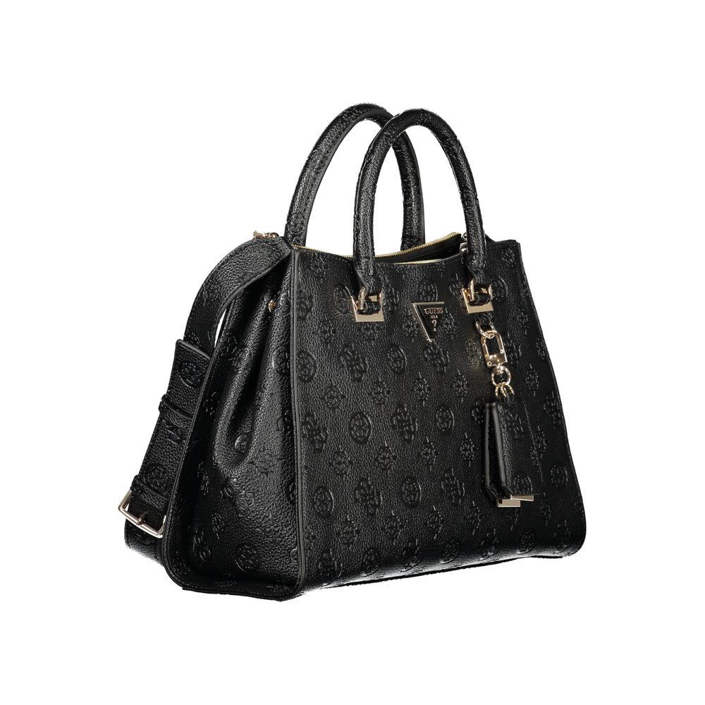 Guess Jeans Nero Poliuretano Woman Handbag | Regal Royce
