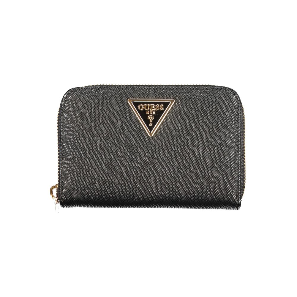 Guess Jeans Nero Poliuretano Women Wallet | Regal Royce