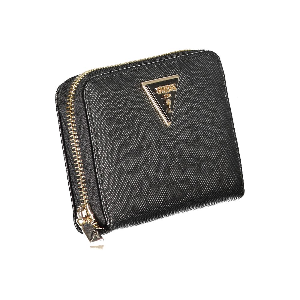 Guess Jeans Nero Poliuretano Women Wallet | Regal Royce