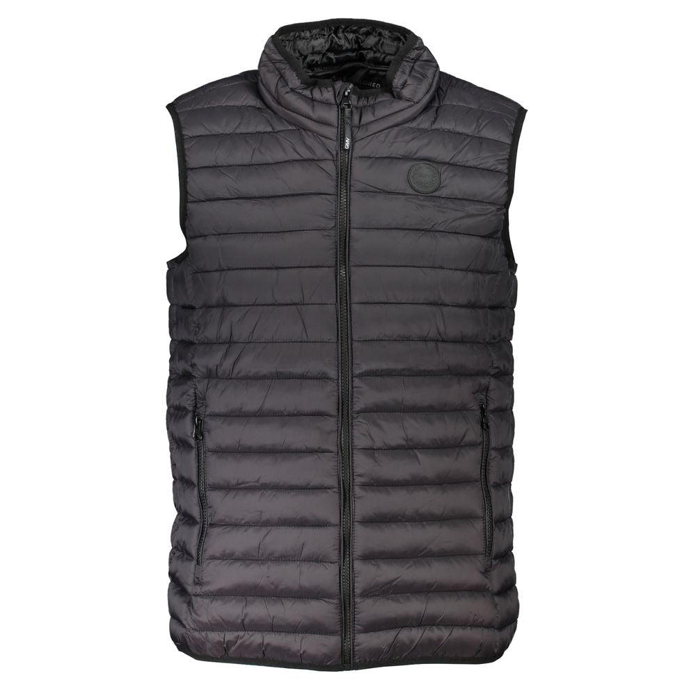 Gianmarco Venturi Nero Poliammide Men's Vest | Regal Royce