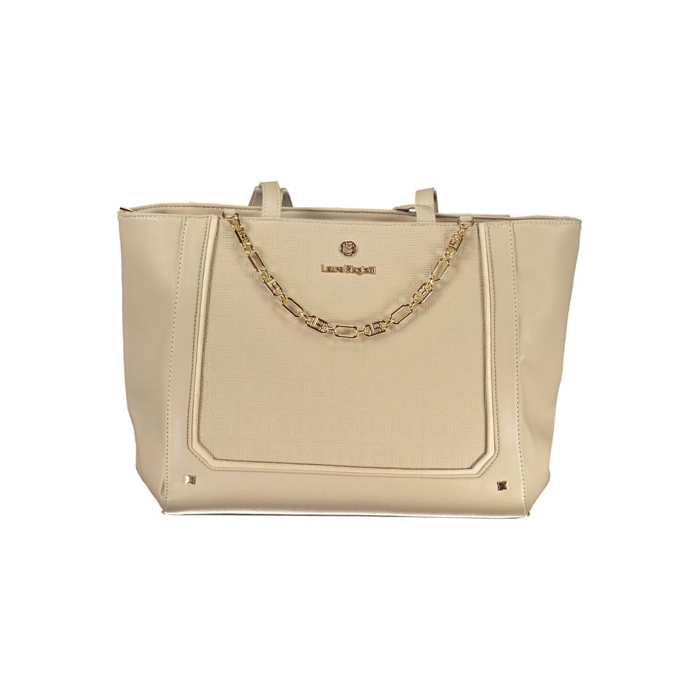 Laura Biagiotti Beige PVC Women Handbag | Regal Royce