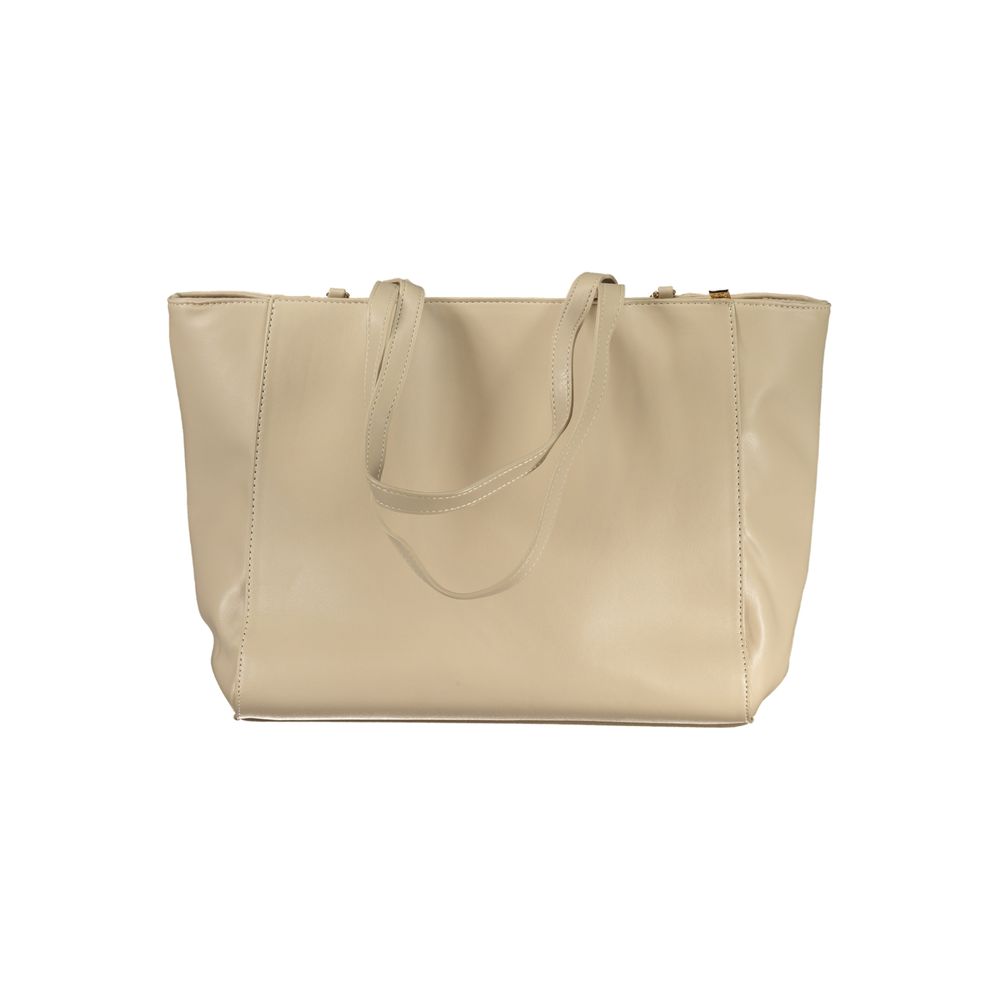 Laura Biagiotti Beige PVC Women Handbag | Regal Royce