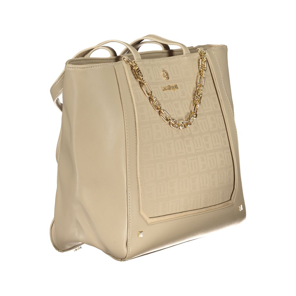 Laura Biagiotti Beige PVC Women Handbag | Regal Royce