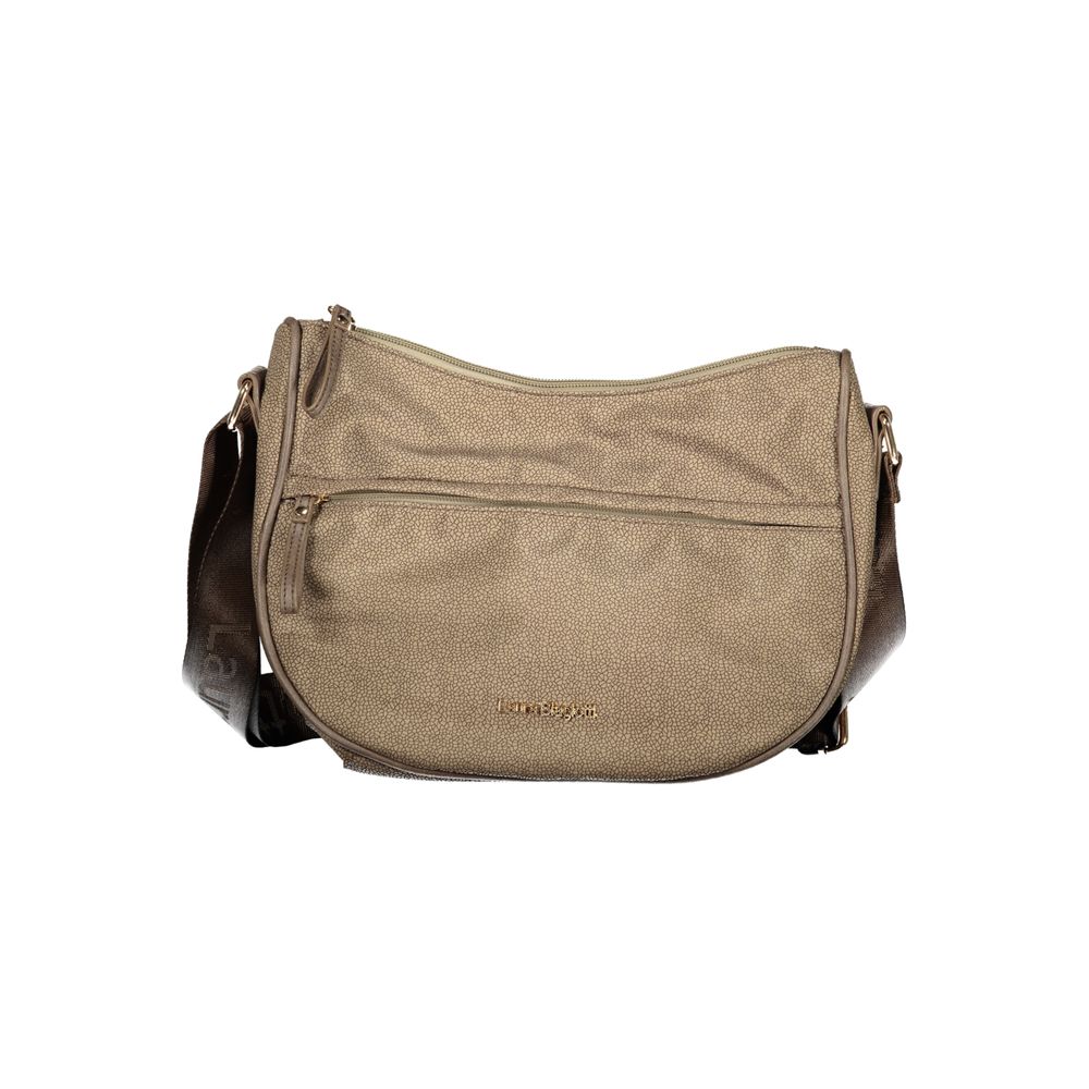 Laura Biagiotti Beige Polyester Women's Shoulder Bag | Regal Royce