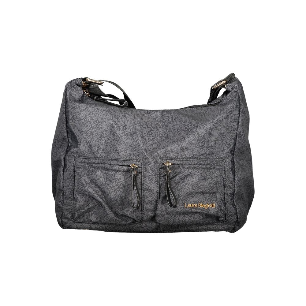 Laura Biagiotti Black Polyester Women Handbag | Regal Royce