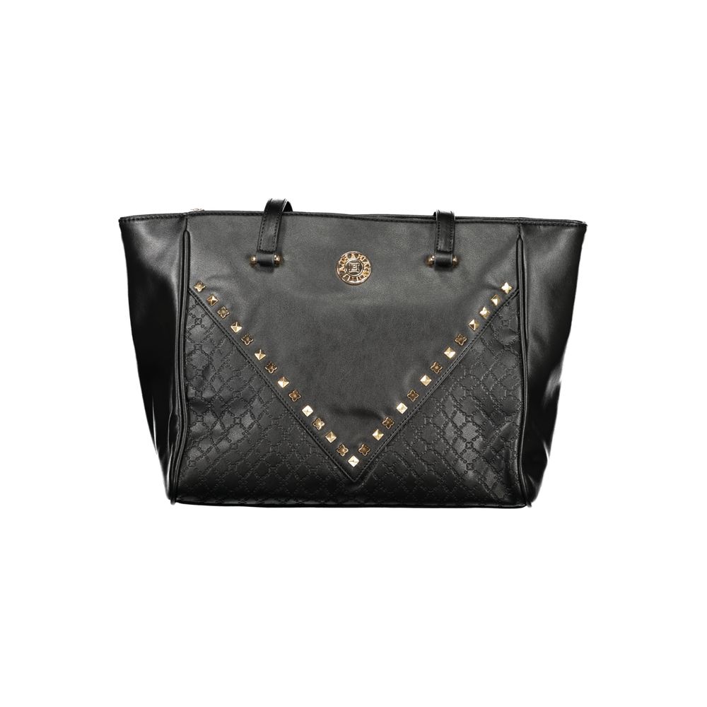 Laura Biagiotti Black PVC Women Handbag | Regal Royce
