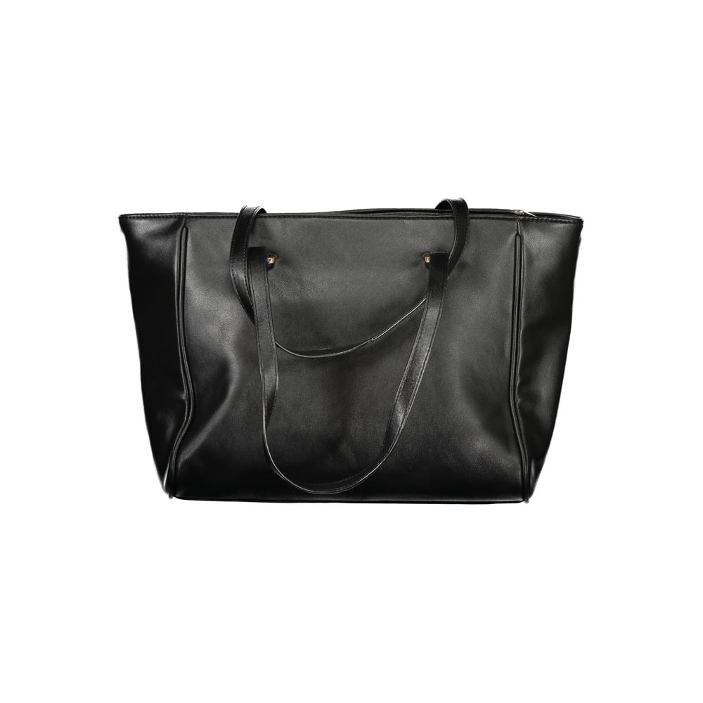 Laura Biagiotti Black PVC Women Handbag | Regal Royce