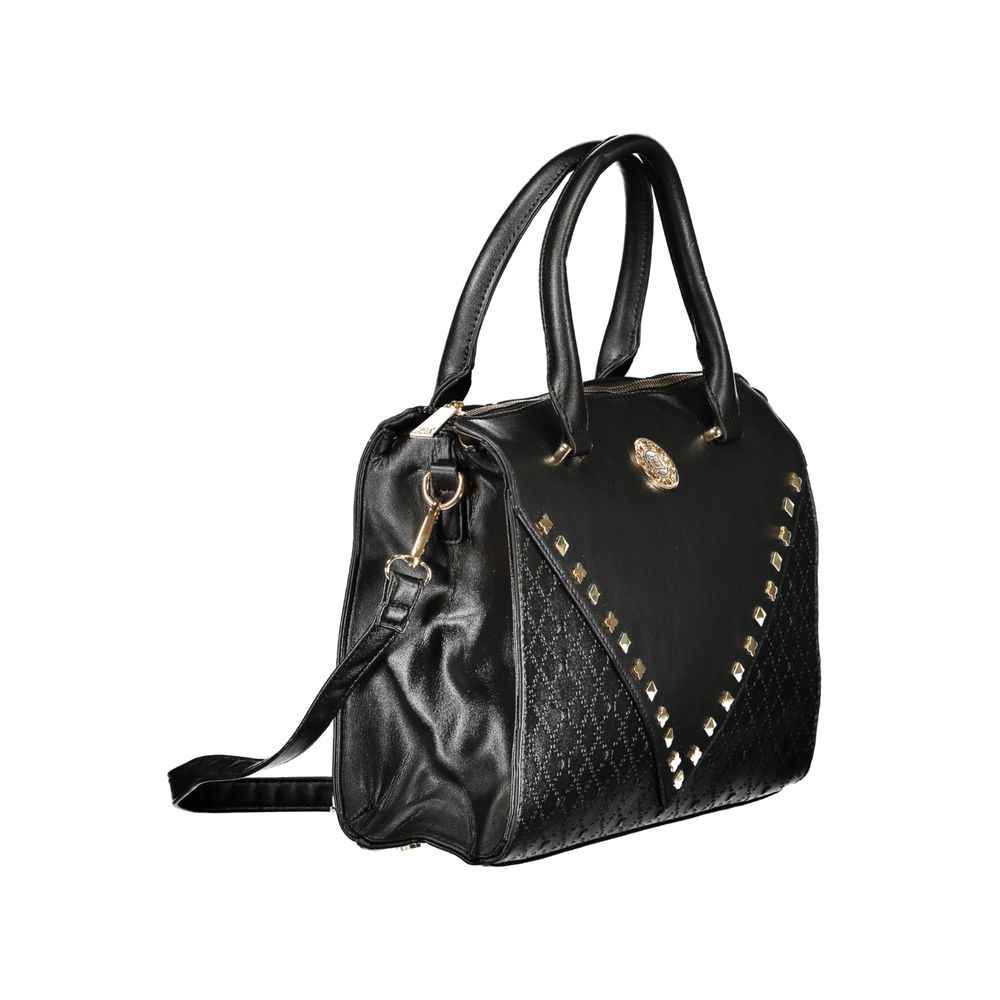 Laura Biagiotti Black PVC Women Handbag | Regal Royce