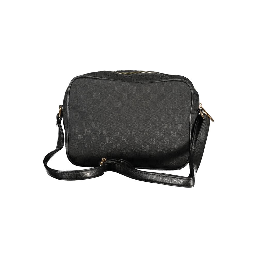 Laura Biagiotti Black Polyester Women Handbag | Regal Royce