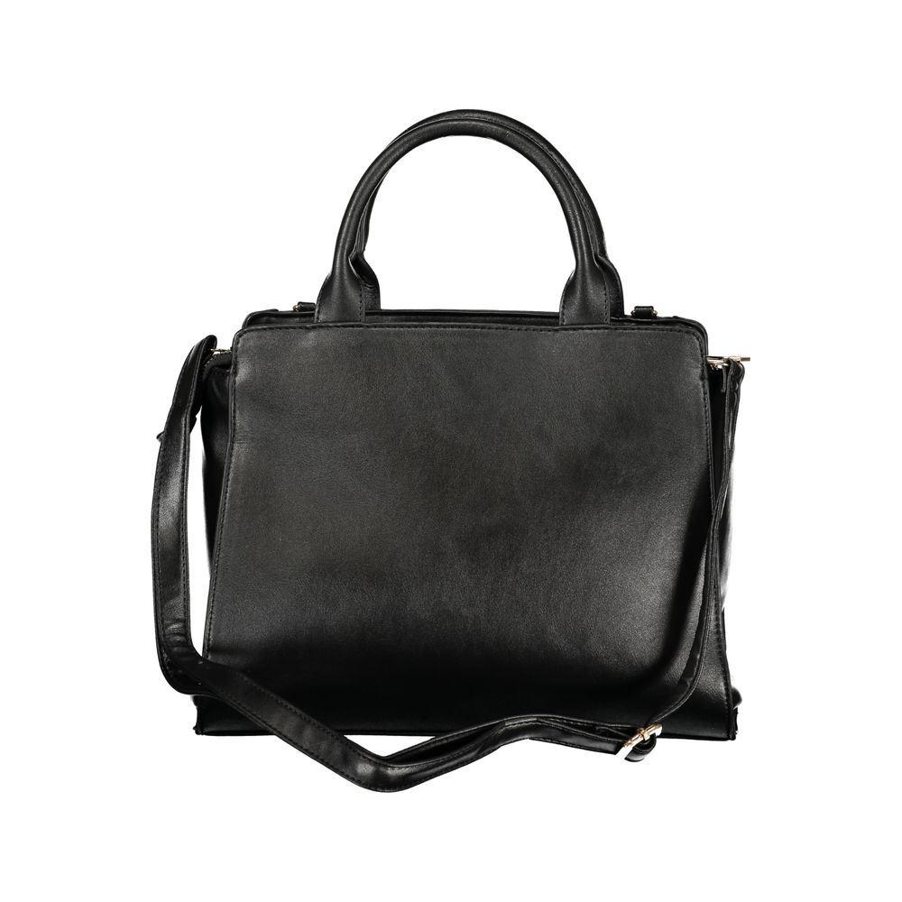 Laura Biagiotti Black PVC Women Handbag | Regal Royce