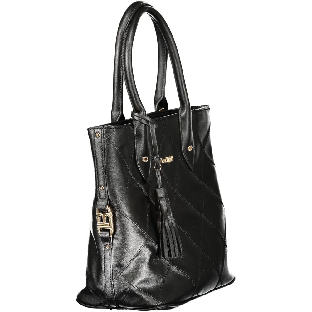 Laura Biagiotti Black PVC Women Handbag | Regal Royce