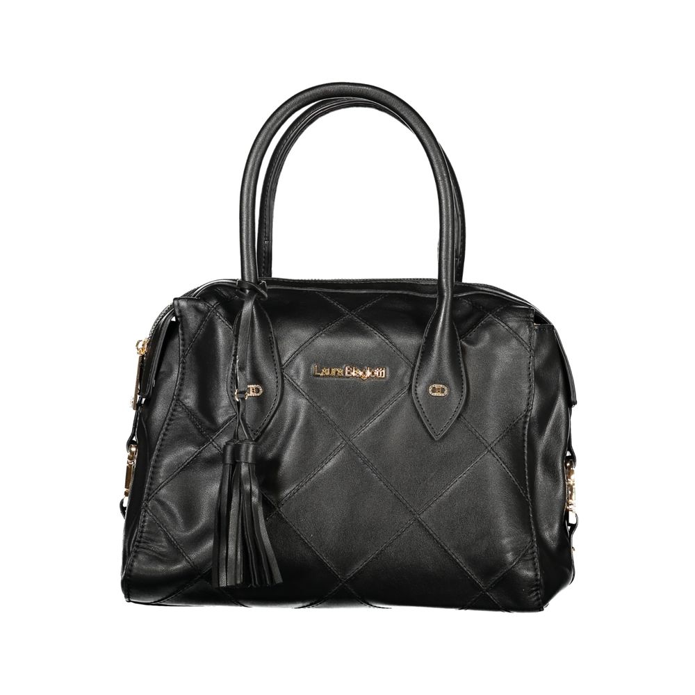 Laura Biagiotti Black PVC Women Handbag | Regal Royce