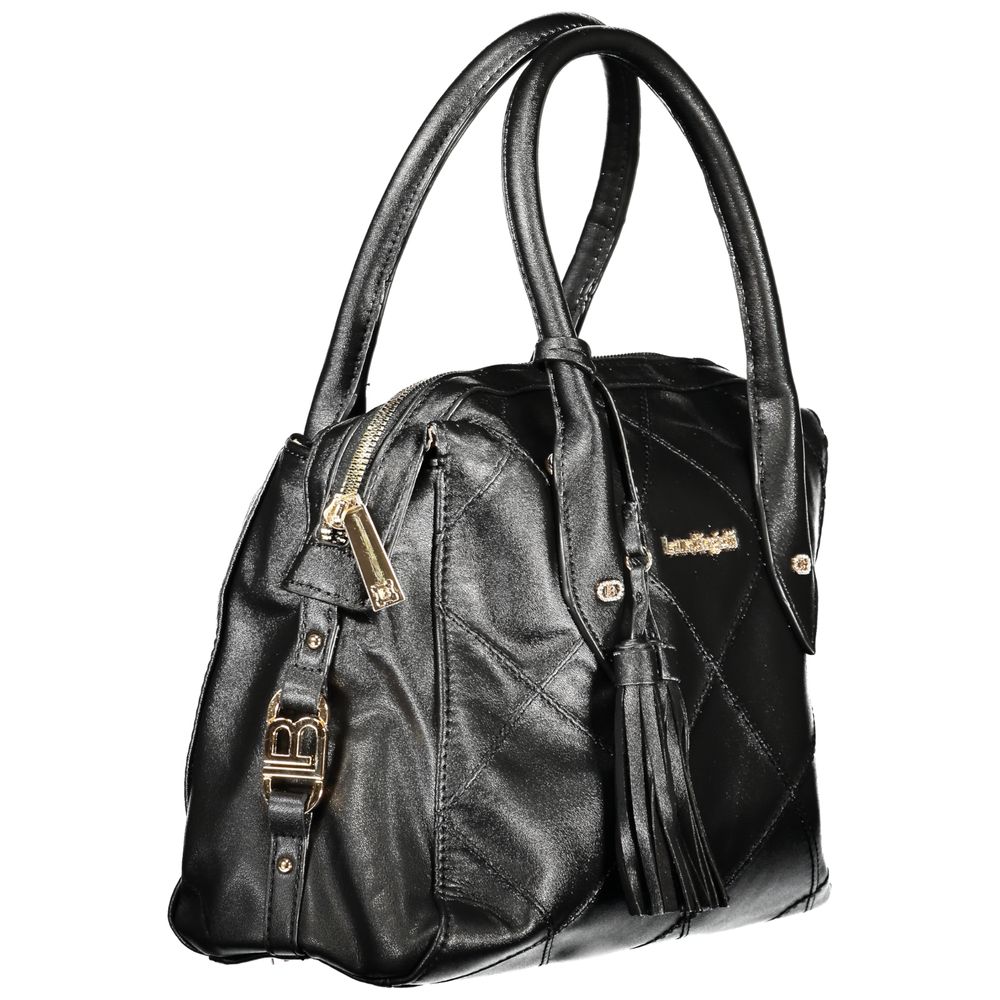 Laura Biagiotti Black PVC Women Handbag | Regal Royce