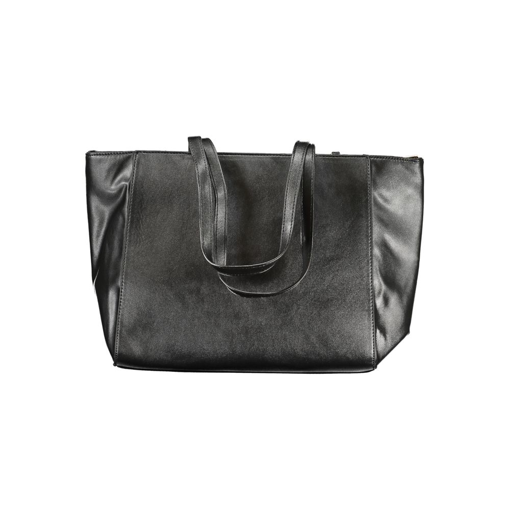 Laura Biagiotti Black PVC Women Handbag | Regal Royce