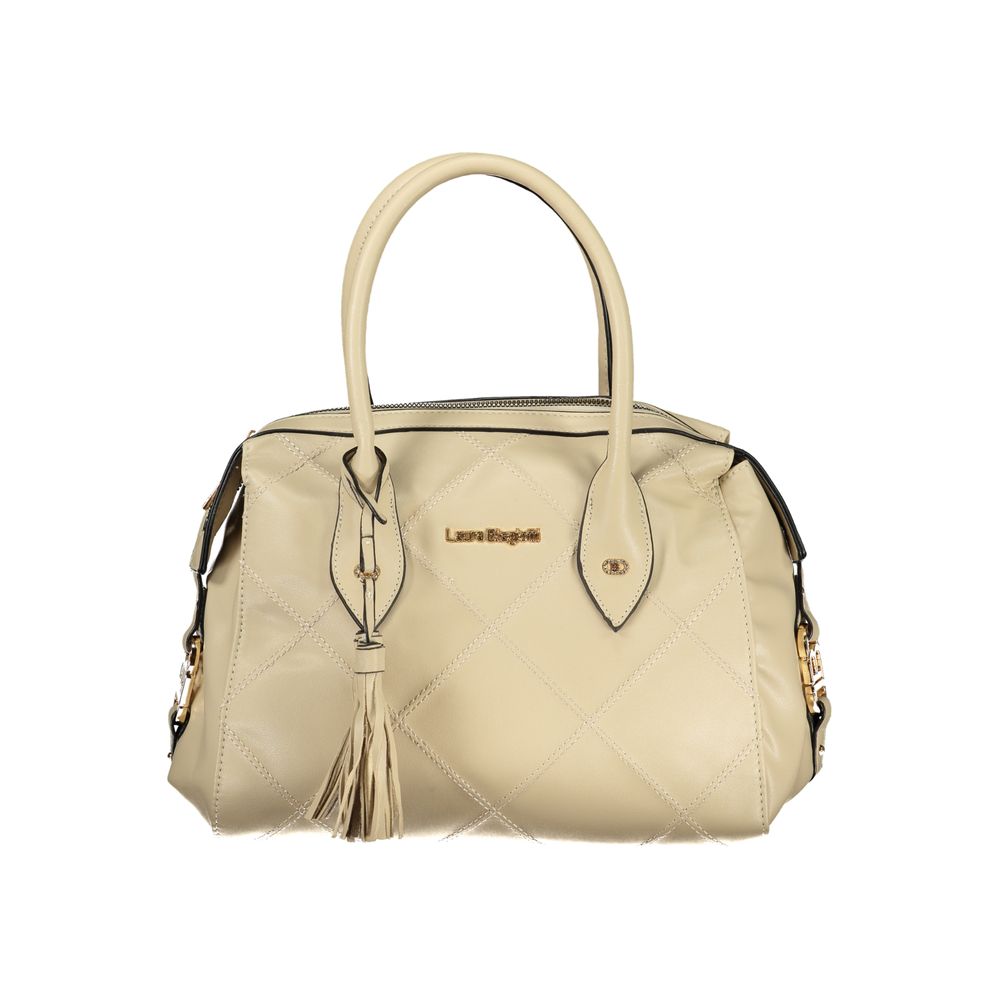 Laura Biagiotti Beige PVC Women Handbag | Regal Royce